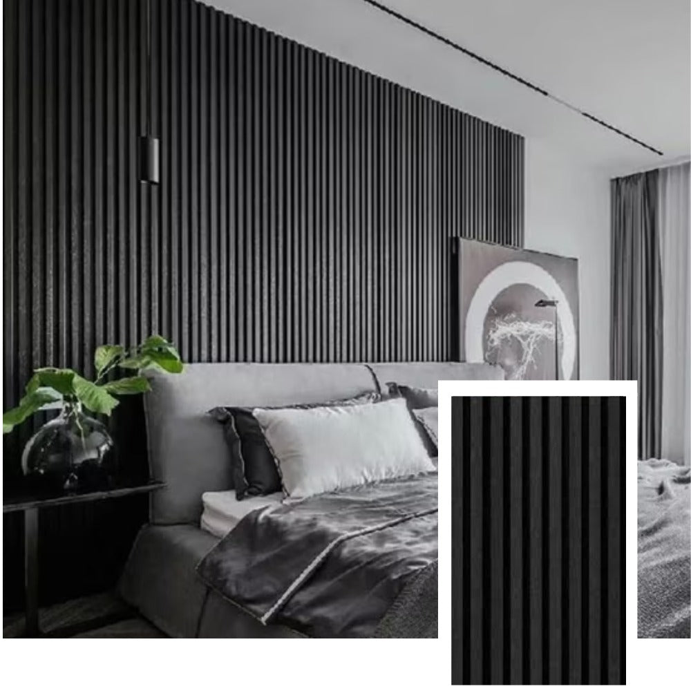 AcoustiNest™ Elite Acoustic Wood Panel — Natural Walnut (2.7 × 1.10 m)