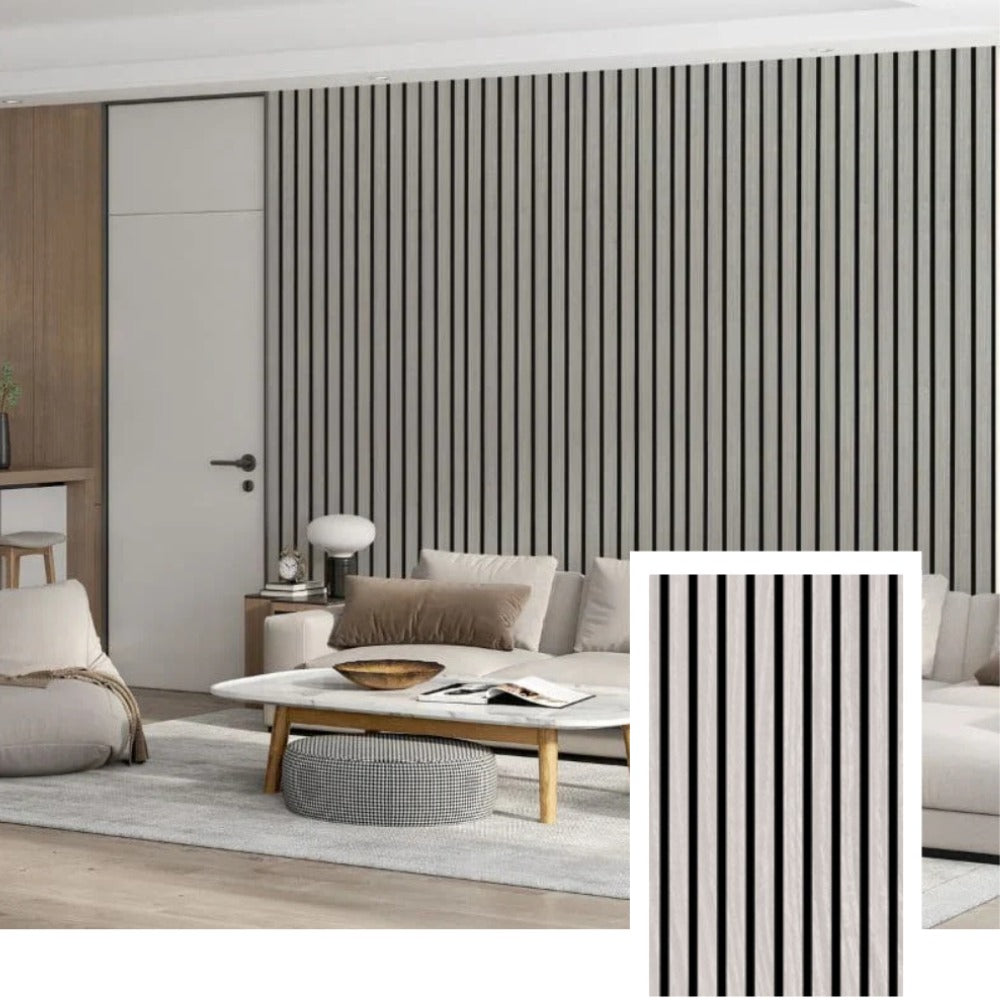 AcoustiNest™ Elite Acoustic Wood Panel — Natural Walnut (2.7 × 1.10 m)