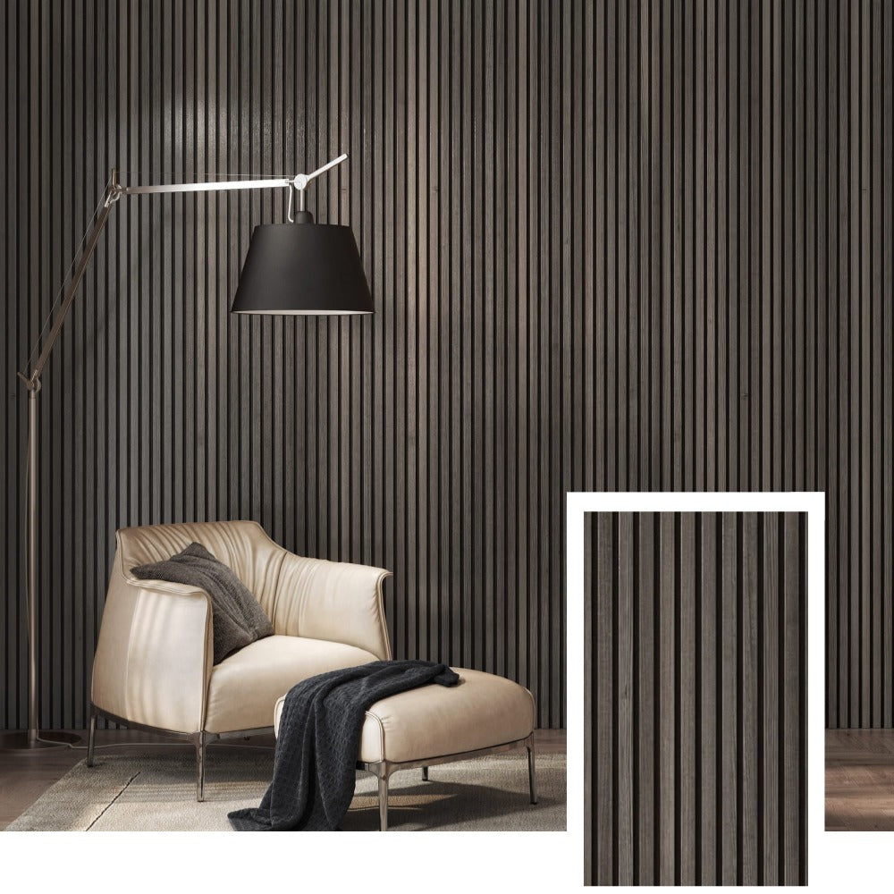 AcoustiNest™ Elite Acoustic Wood Panel — Natural Walnut (2.7 × 1.10 m)